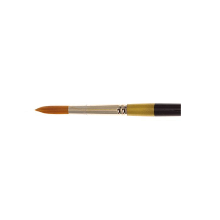 Paint Brush Gold Synthetic Round No 4