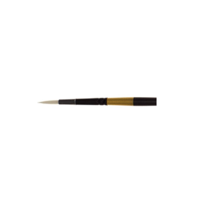 Paint Brush Gold Synthetic Round No 2