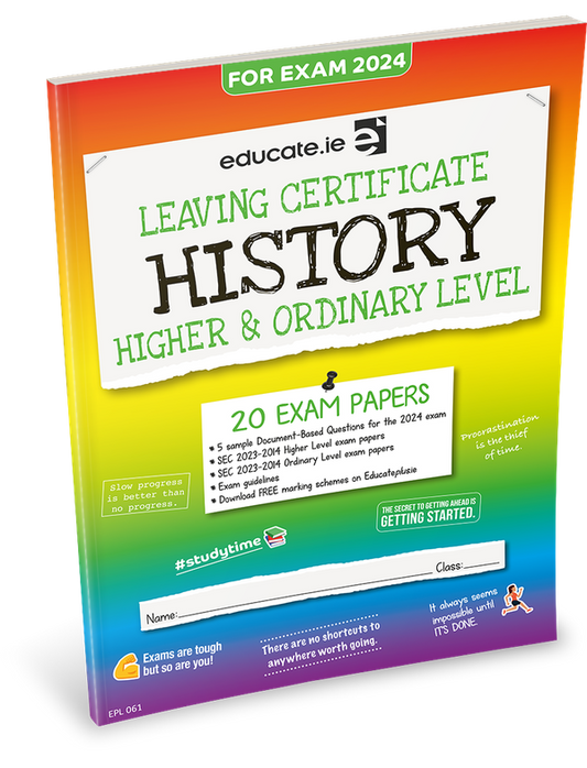 History Leaving Certificate Exam Papers 2024