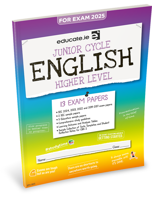 English Junior Cycle Higher Level Exam Papers Educate.ie