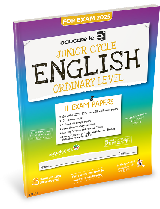 English Junior Cycle Ordinary Level Exam Papers Educate.ie