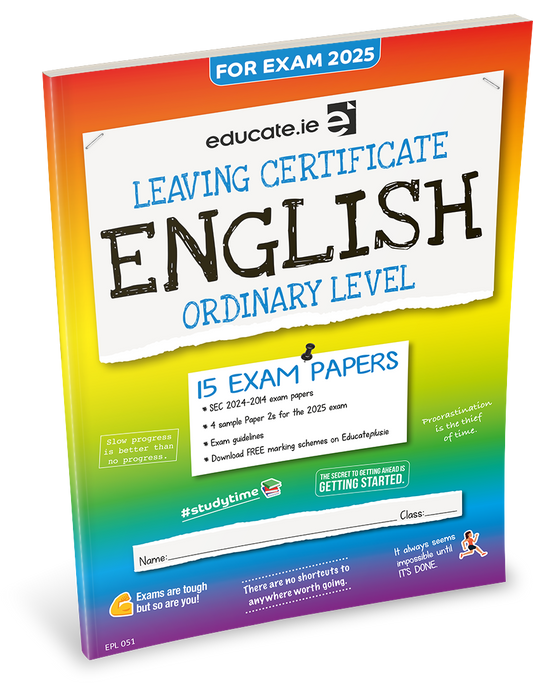 English Leaving Certificate Ordinary Level Exam Papers Educate.ie