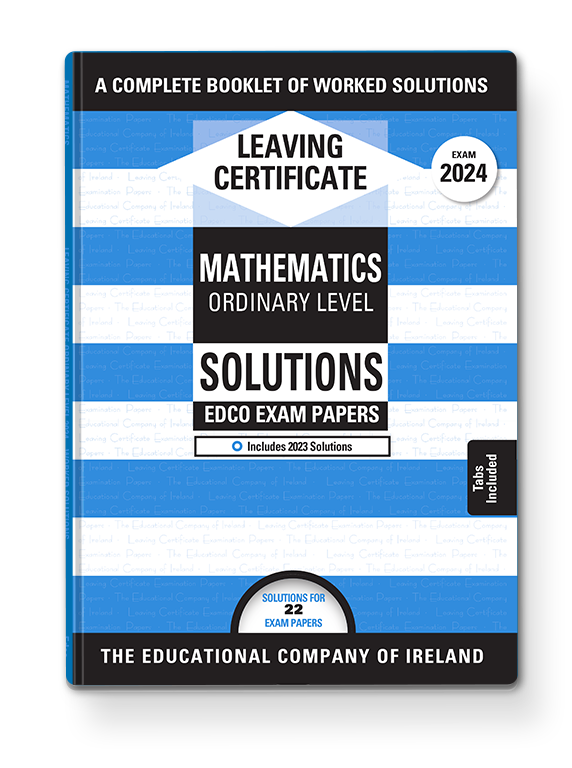 Maths Solutions LC/OL Exam Papers 2024