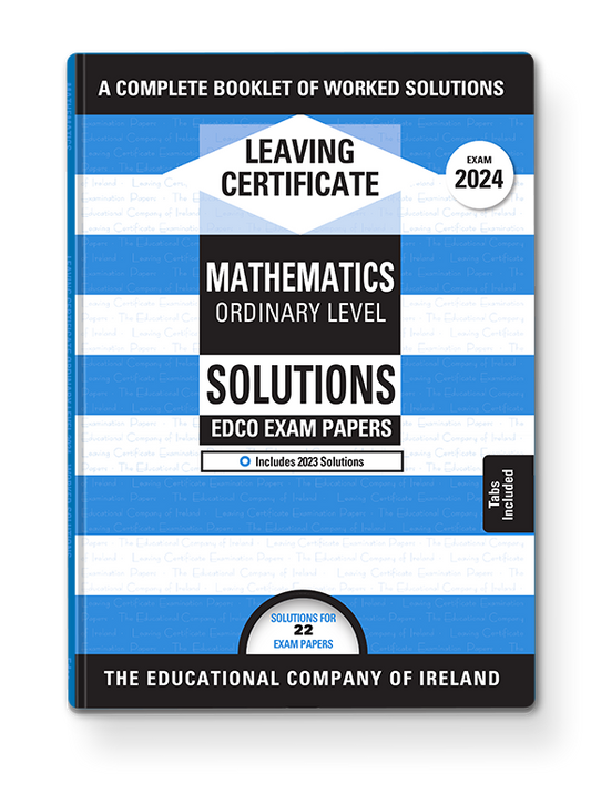 Maths Solutions LC/OL Exam Papers 2024