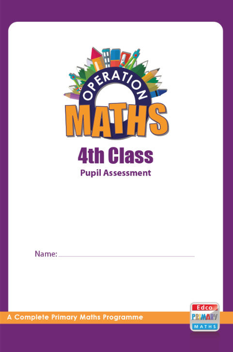 Operation Maths 4 Assessment Book , Mini-Whiteboard & Place Value Card