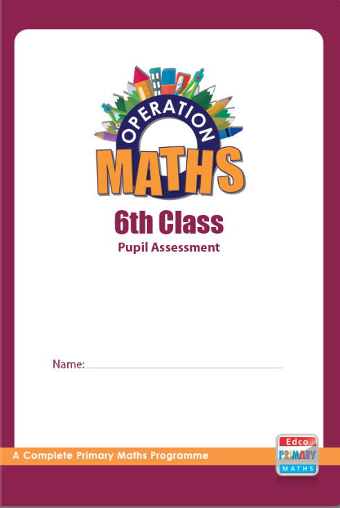 Operation Maths 6 Assessment Book, Mini-Whiteboard & Place Value Card)