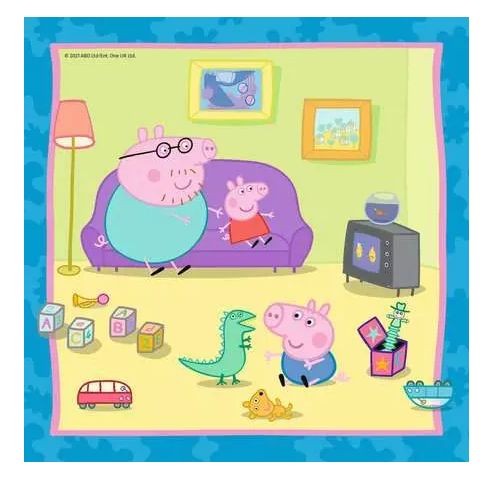 Peppa Pig: Family and Friends 3 in a Box Puzzle